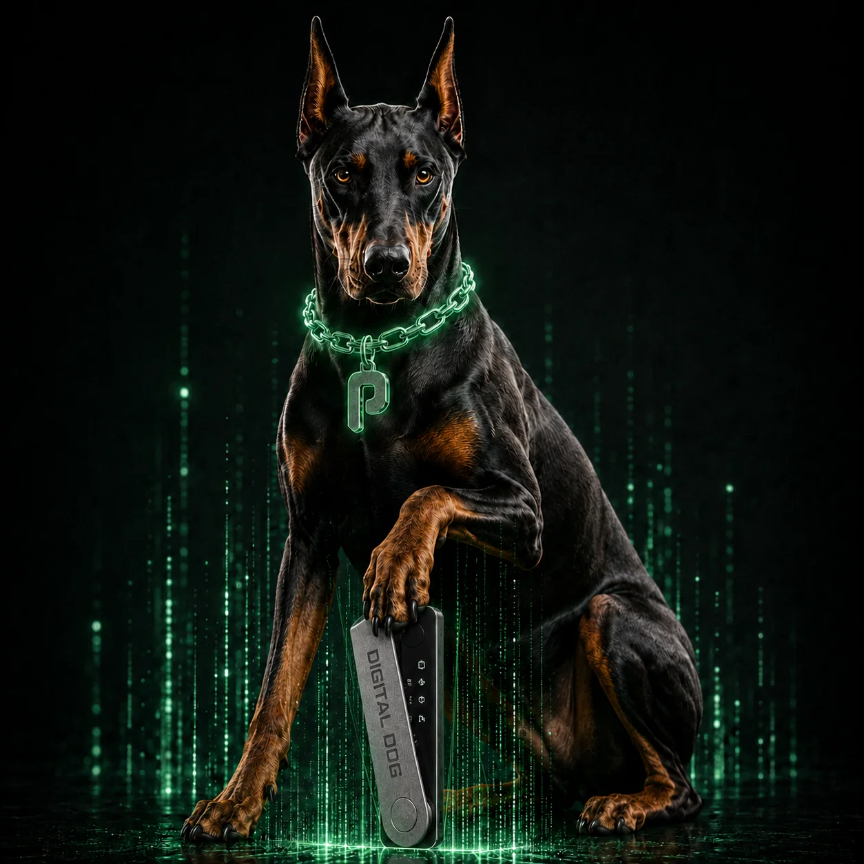 Digital Dog mascot